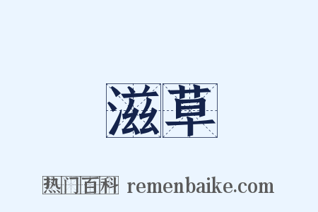 滋草是什么意思的图片